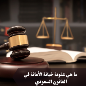 ما هي عقوبة خيانة الأمانة في القانون السعودي 