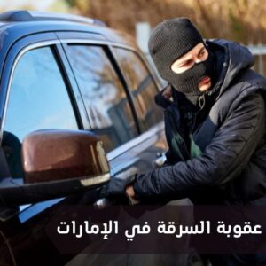 عقوبة السرقة في الإمارات